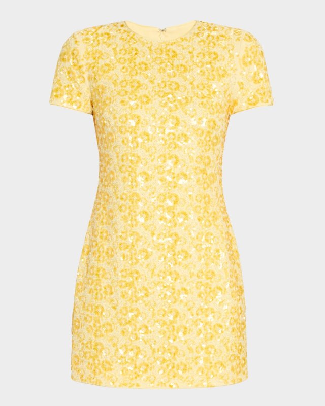 Clove Bead & Sequin Mini Dress